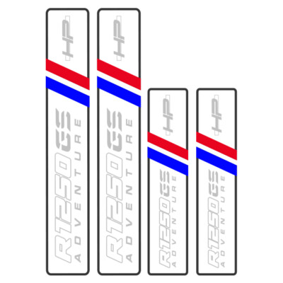 Sticker Set Resin Reflective Suitcase BMW Alu R 1250 GS Adventure ATR-003 HP