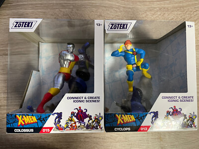 Zoteki Connect & Create Colossus & Cyclops Exclusive Marvel Universe Lot of 2