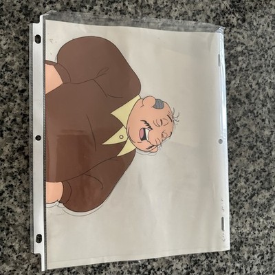 Dennis The Menace Production Animation Hand-Painted Cel Mr. Wilson Authenticated