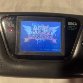 Sega Game Gear Handheld Console - Full Recap 4 Games Sonic 2 Mortal Kombat I II