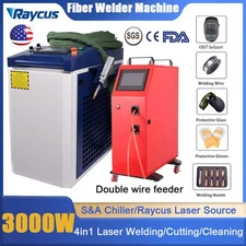 US Raycus Super 3000W 4in1 Fiber Laser Welding Machine Cutting Cleaning Welder