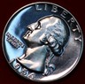 Uncirculated Proof 1954 Philadelphia Mint Silver Washington Quarter Philadelphia Washington