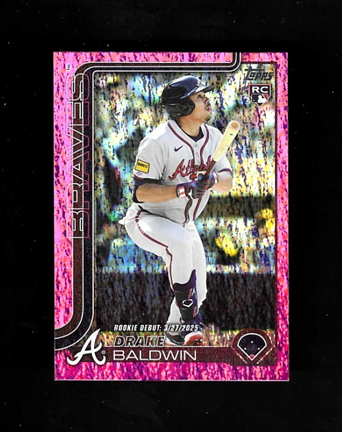2025 Topps Update Drake Baldwin RC Pink Holo Foil Parallel #US113