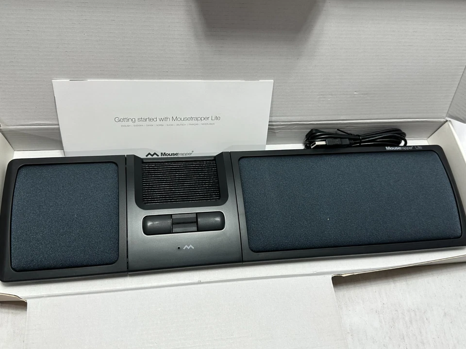 Lite Portable Ergonomic Padded Mouse Trackpad Mac PC - Black - Image 3 of 4