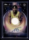 2025-26 Topps Midnight RC Jersey Auto Jersey # Adou Thiero RC Auto 001/199 Los