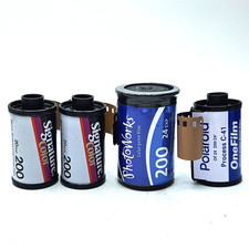 4 Rolls New Old Stock Expired Film 35mm Color 200 ISO Lot 3