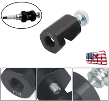 1 Pcs Black Engine Spark Plug Gap Tool Gapper Universal For All 14mm Spark Plugs