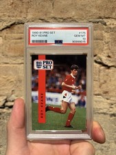 Roy Keane 1990 Pro Set Rookie Card PSA 10. rookie card picture