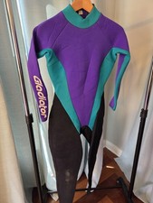 Gladiator Full Body Wetsuit Purple Teal Black Neoprene Size 12