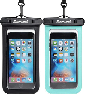 IPX8 Waterproof Phone Pouch, 2 Pack for iPhone 17/16/15/14 Pro Max, Beach Use