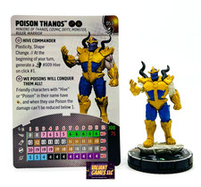 Marvel Heroclix Poison Thanos 053 w/ Card Venom Set