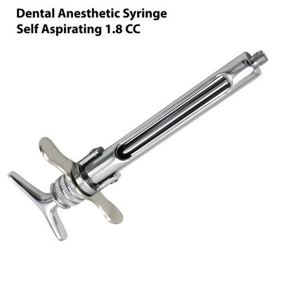 10 Pcs Dental Anesthetic Syringe 1.8 CC Self Aspirating Dental Tool German Grade