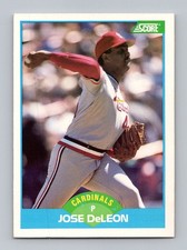 1989 Score #115 Jose DeLeon Near Mint or Better