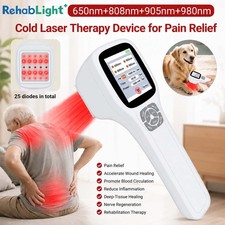 2.5W Red Light Therapy 980nm-650nm 4 Wave Home Use Laser Back Neck Pain Relief