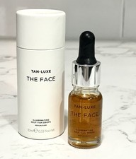 Tan-Luxe THE FACE Self-Tan Drops Medium/Dark - 0.33 oz, 10 ml Travel NIB  YB5