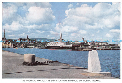 D127762 Irland das Holyhead-Postboot in Dun Laoghaire Harbour Co Dublin Cahill