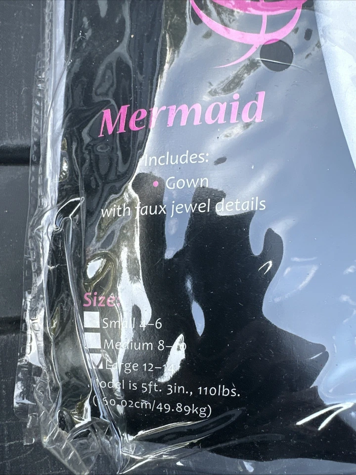 Fantasy By Fun World Mermaid Adult Women Costume Large 12-14 - Image 2 of 4