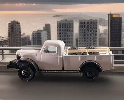 H0 1:87 BUSCH | Fargo Power Wagen | hellblau | Schienenwagen | OVP