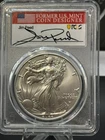 2022 Silver Eagle PCGS MS70 FDOI Jim Peed Signed Former US Mint Designer