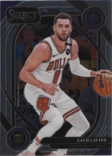 2024-25 Panini Select - Courtside Zach LaVine #249 Teal White Pink