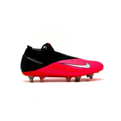 Nike Herren schwarz & pink Phantom VSN 2 Elite SG Fußballschuhe UK 7 Ref 1869