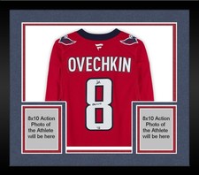 Framed Alex Ovechkin Capitals Signed Fanatics Premium Jersey w/895G 4-6-25 Insc