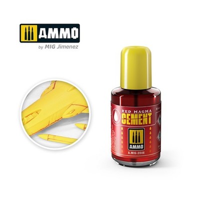 AMMO Paint Accessory Red Magma Cement New
