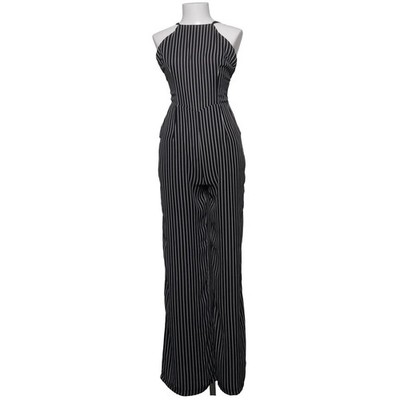 NLY Trend, Jumpsuit, Größe: 38, model: back it up jumpsuit, Schwarz/Weiß #nrh
