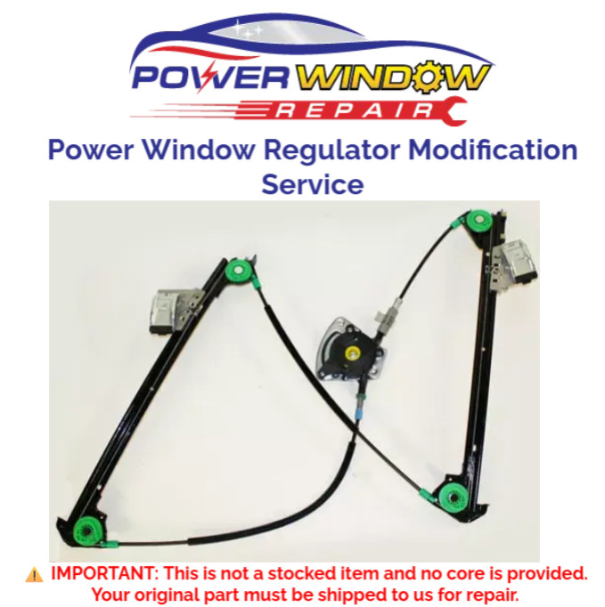 14-Present Porsche 918 Spyder  Window Regulator Modification & Rebuild Service