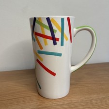 Whittard of Chelsea Abstract Tall Latte Coffee Cocoa Mug Multi Coloured 