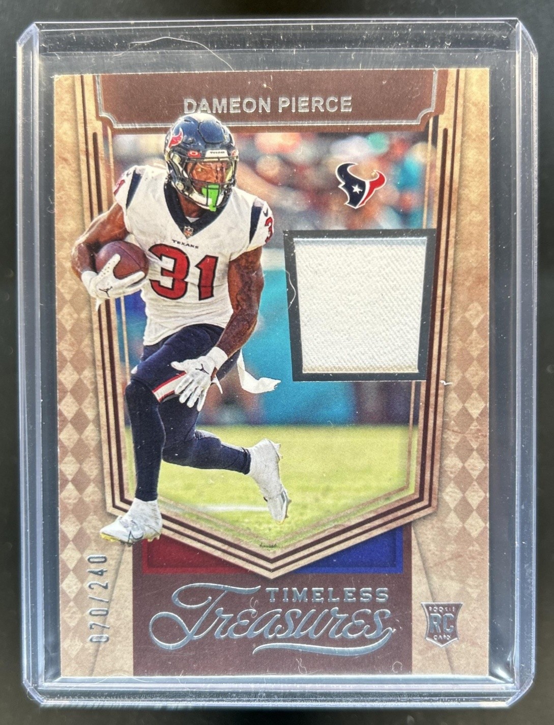 Dameon Pierce Panini Chronicles Timeless Treasures Jersey #TTDAP Autograph-Patch