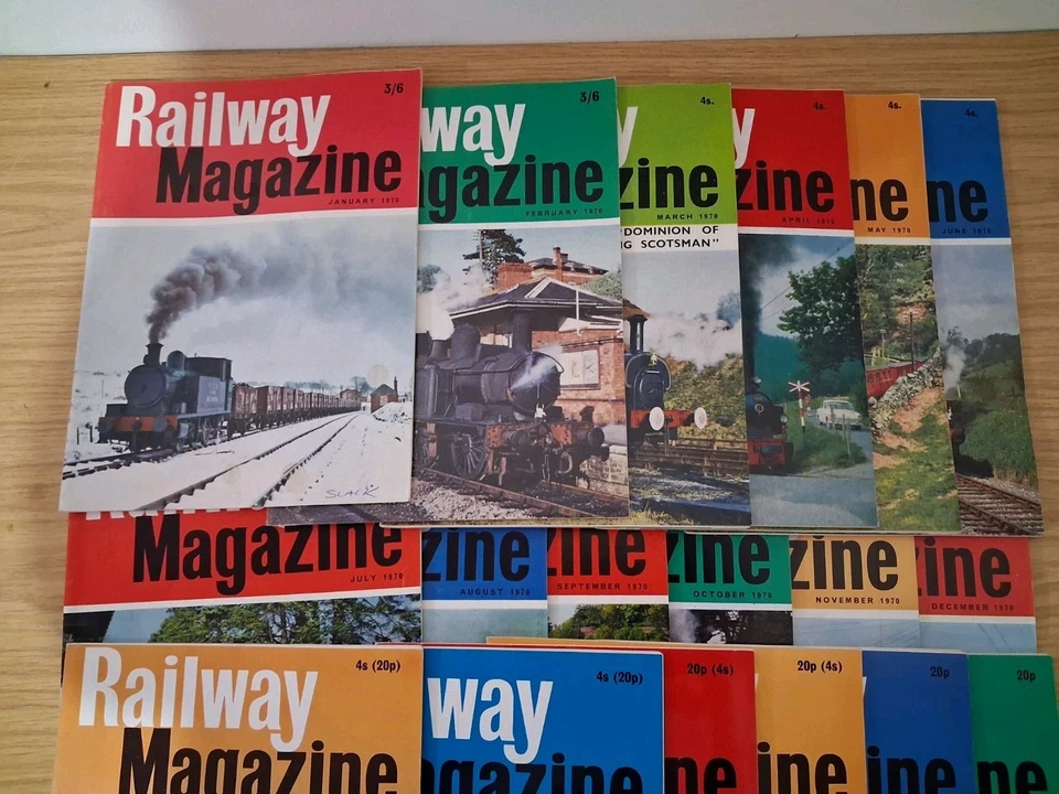 Railway Magazine 1970 & 1971 Full Years (24x Issues) - Image 2 of 4