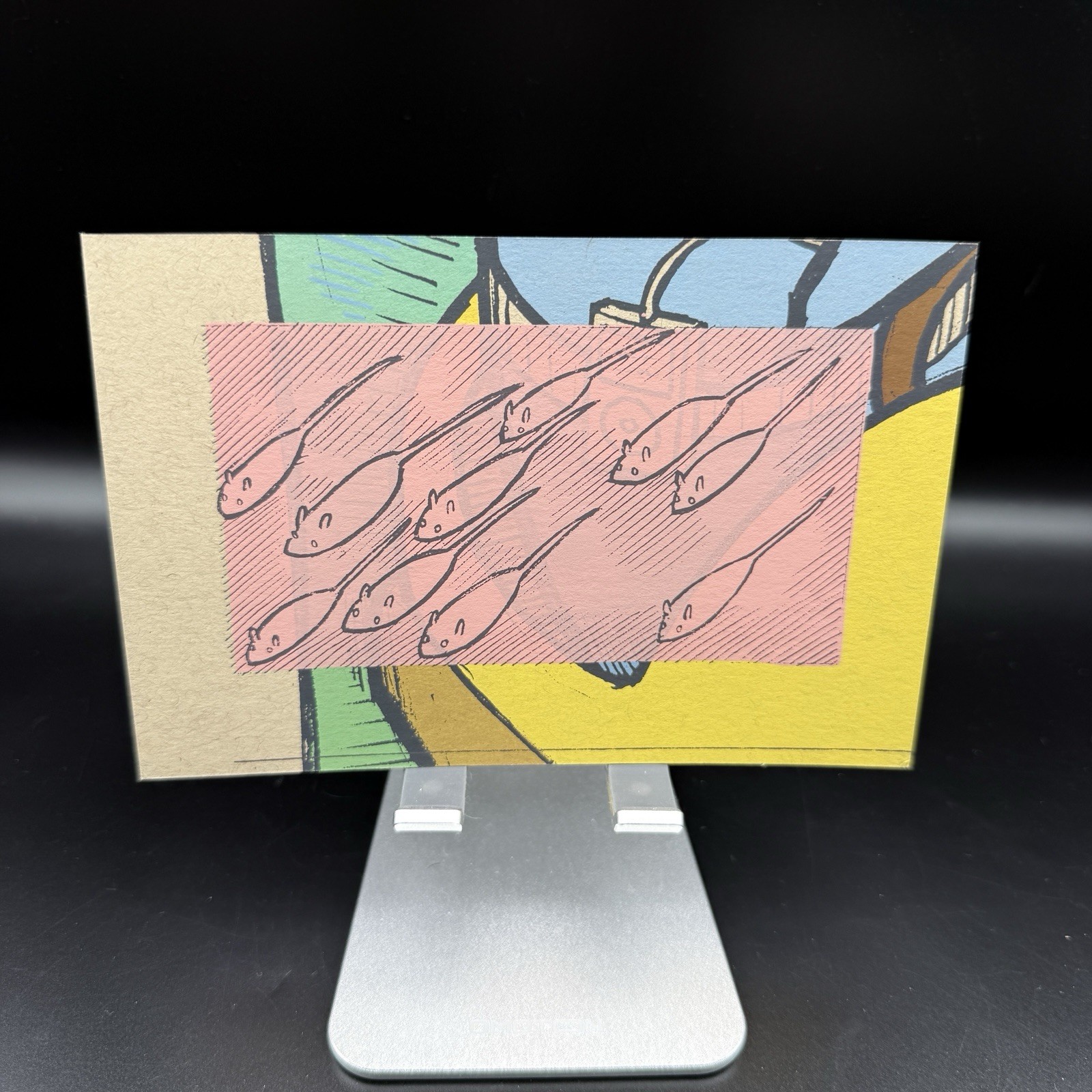 Jay Ryan 2009 Postcard | Bird Machine Illustration Concert Poster Art Print