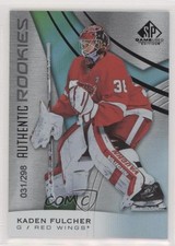 2019 Upper Deck SP Game Used Authentic Rookies Rainbow 31/298 Kaden Fulcher zy1