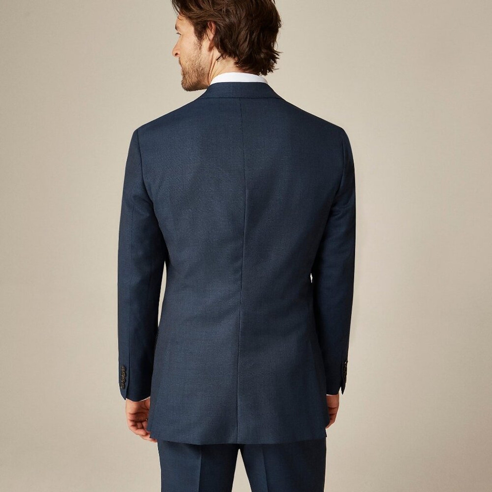 NWT J Crew Ludlow Slim-fit Suit Jacket in Italian Worsted Wool Mariner Blue 36S image 3