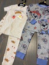 NWT Boys Pajamas 3T Paw Patrol and Brunch Squad Pajama Set Lot of 2 E-15