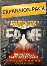 'Game for Fame' The Hilarious Party Board Game EXPANSION PACK ONLY NEW Sealed