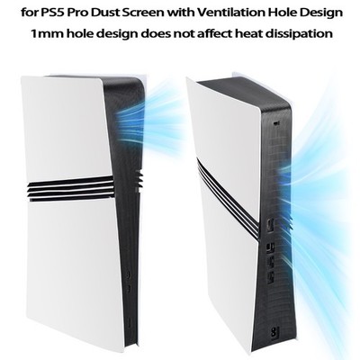For PS5 Pro Console Filter Cover Dust Net And Cooling Vents Dirty Prevent Mesh