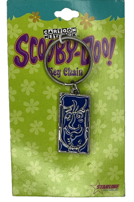 Scooby Doo SHAGGY Metal Keychain Cartoon Network Starline Vintage NEW