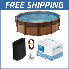 21 Ft. Above-Ground Heavy-Duty Leaf Net - Effortless Pool Maintenance Solution