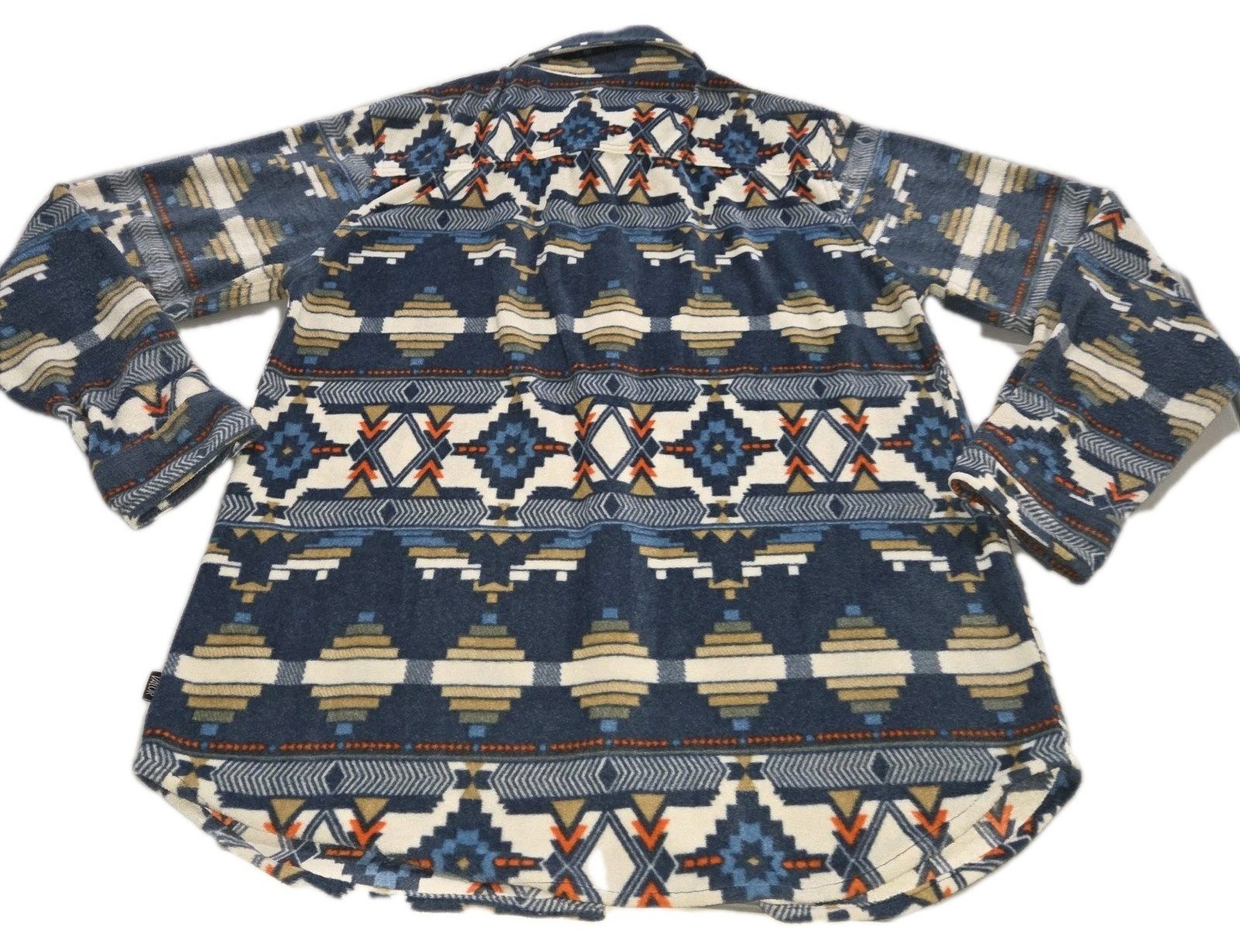 Valor Soft Fleece Button Up Aztec Pattern Long Sl… - image 4