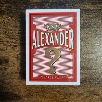 Ask Alexander Playing Cards Conjuring Arts Neu Sealed USPCC Conjuring Arts Deck