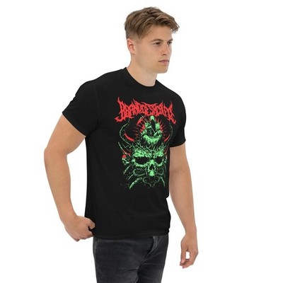 Bloodbath Skull Graphic T-Shirt Black Death Metal Band Tee - S656