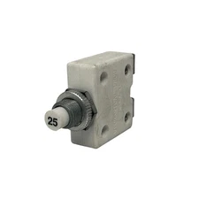 MP 1610-109-250 Circuit Breaker 25A 125/250VAC Push Button Thermal Reset