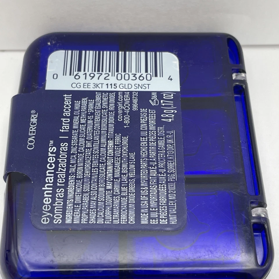 Covergirl Golden Sunset 115 Eye Enhancers Eye Shadow Trio NEW Sealed - Image 2 of 2