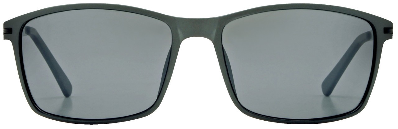 Foster Grant Men' Polarised Matte Graphite Rectangular Sunglasses UVB UVB Protec