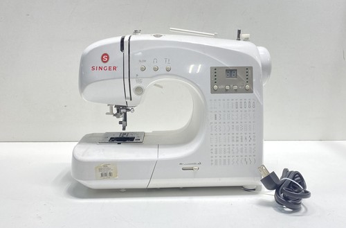 Singer Sewing Machine 4166 White Electronic Control Utility Patterns ...