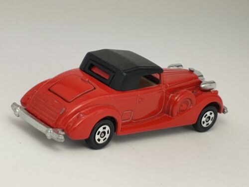 Vintage 1978 Tomica Tomy Red Packard Coupe Roadster 1/72 Scale Red Japan MINT - Picture 2 of 5