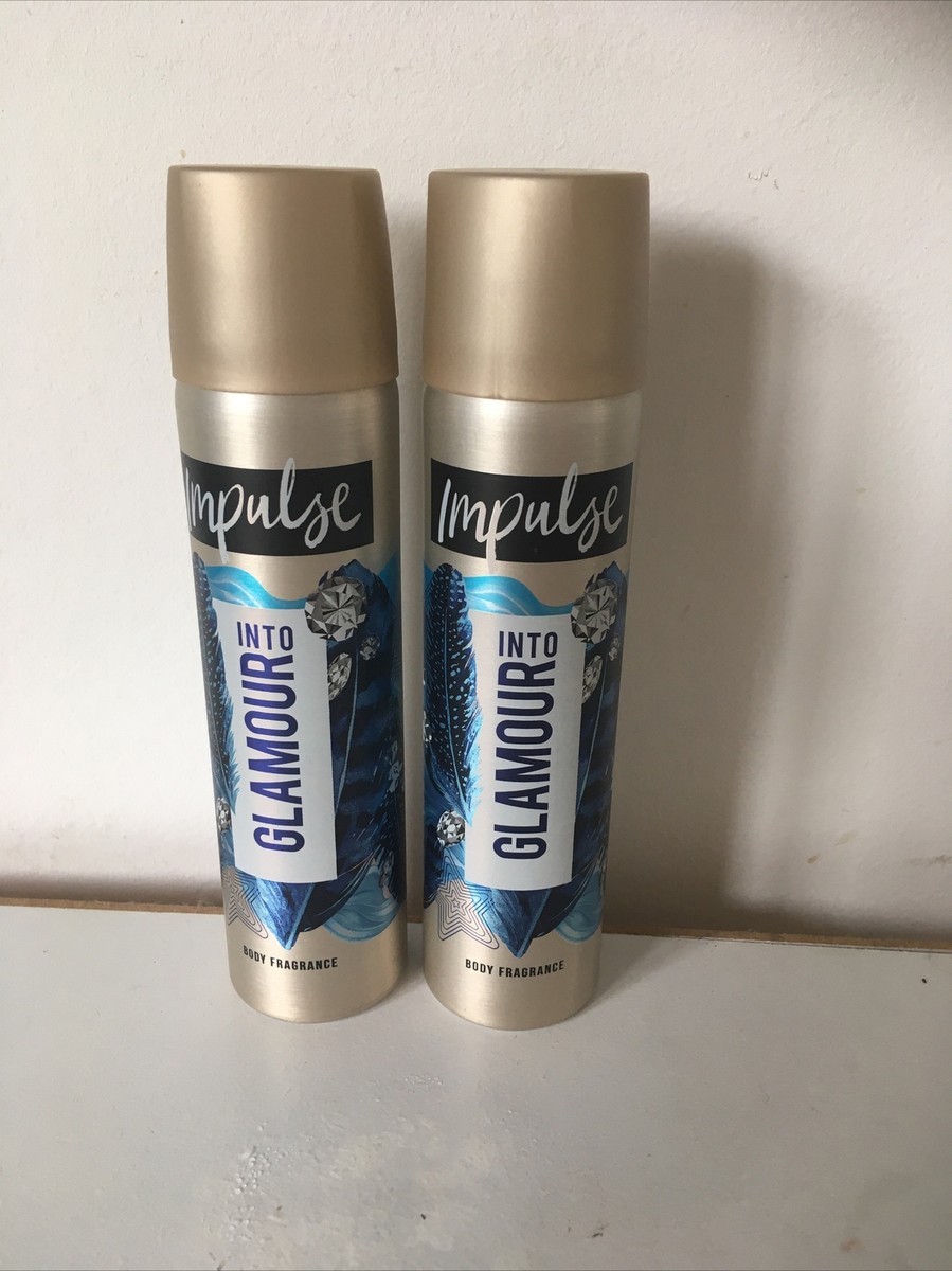 2X IMPULSE BODY SPRAYS ‘INTO GLAMOUR’ FRAGRANCE