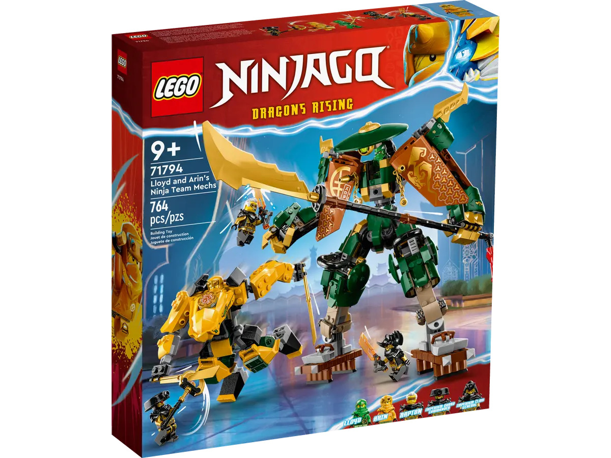 LEGO® Ninjago Lloyd and Arin’s Ninja Team Mechs 71794